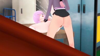 A Sneaky Fujimaru Ritsuka Counteracts Her Seductive Attempts!