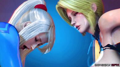 Samus and Helena Battle with Orcs in the Mines [4K]