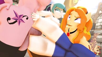 Unleashing the Dazzlings Threesome: Twilight, Rarity and Rainbow Dash