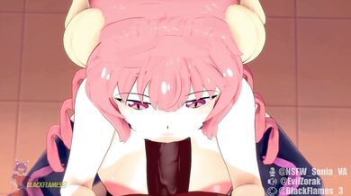 Illusion of Blackness: A Male and Female Engaged in Passionate Coitus