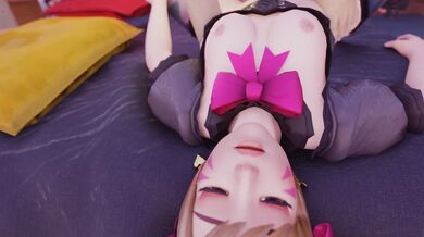 Cat Dva Relax on Couch (Hentai Porn Parody)
