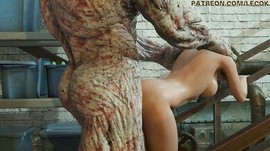 Rewritten as: Fierce Desire: Jill Valentine Gets Fucked by the Demon Inside of Nemesis