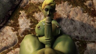 Four Hentai Futa Goblin Lovers Enjoying Each Other