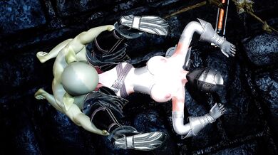 Female Knight raped by a Goblin