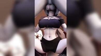 Bone-crushing orgasms with Loona, the undead temptress