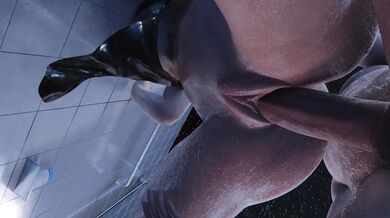 Final Fantasys Tifa Lockhart Takes a Steamy Shower Sexcapade with Cloud Strife