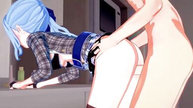 Makotos Live Virtual Sex Adventure with Suisei the Mermaid