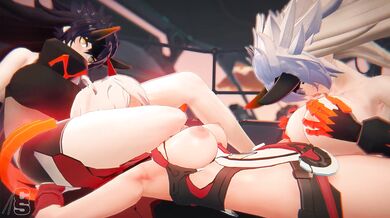 Watch as Kiana and Kaslana engage in a passionate, sexy romp!