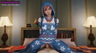Getting Buck Wild in a Onesie while Riding Cowgirl Style