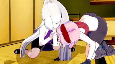 The Hidden Leaf Ninja Academys Secret Three-Way Hookup Between Naruto, Sakura and Ino!