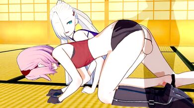 The Hidden Leaf Ninja Academys Secret Three-Way Hookup Between Naruto, Sakura and Ino!