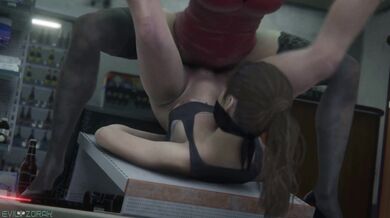 Claire Raped by Ada Wong in the Resident Evil Universe