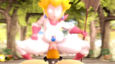 The Peach Defeats Bowser in a Counter-Strike Battle