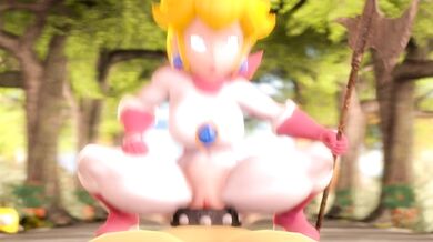 The Peach Defeats Bowser in a Counter-Strike Battle
