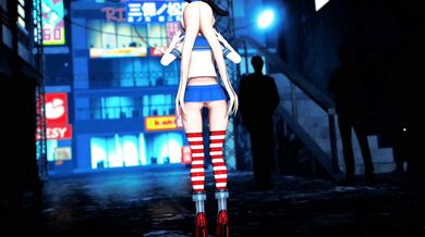 "Tsunade's Ultimate Cumshot Technique - Shimakaze Chocolate Cream [MMD R18] GenesisMMD"