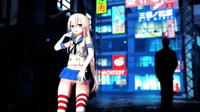 "Tsunade's Ultimate Cumshot Technique - Shimakaze Chocolate Cream [MMD R18] GenesisMMD"