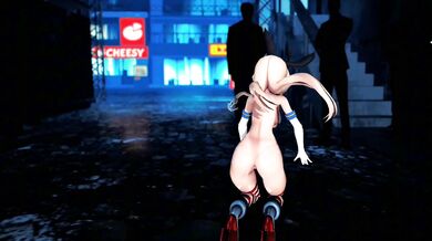 "Tsunade's Ultimate Cumshot Technique - Shimakaze Chocolate Cream [MMD R18] GenesisMMD"