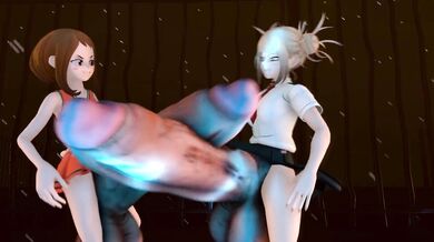 'Futa Warrior Toga and Sexy Ochaco engage in a Sword Fight while wearing Furs, Leather and Togas! (COMMISSIONED)'