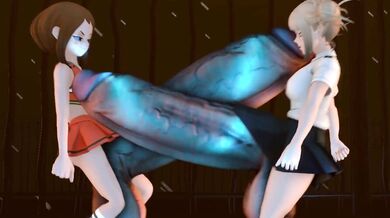 'Futa Warrior Toga and Sexy Ochaco engage in a Sword Fight while wearing Furs, Leather and Togas! (COMMISSIONED)'