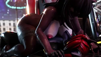 Rainy Night Love Affair - A Xazter3D Hentai Parody