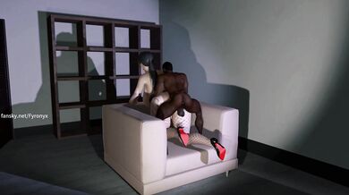 "MILF's Son's Black Classmate Eats Her Out on the Sofa While She Sucks His Dick"