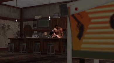 "Tifa and Barret at the Counter, a Hentai Adventure"