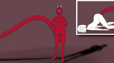 Hentai: Ms. Angel gets possessed by the Demon Lord and gets her tight pussy destroyed!