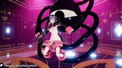Genshin Impact MMD - Mona vs Tentacles Remastered (Hentai Porn)
