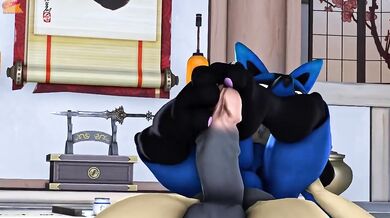 "Tentacular Delight - A Lucario Footjob Adventure"