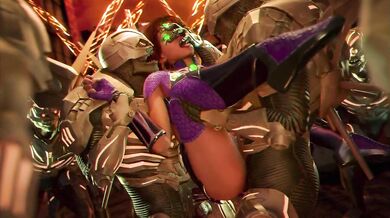 'Starfire gets gang raped by Parademons in an alien world - Froggysfm'