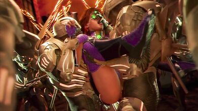 'Starfire gets gang raped by Parademons in an alien world - Froggysfm'