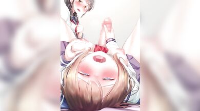 'Sucking Cumming - Hentai Masturbation for Futanari-chan and her Friend.'