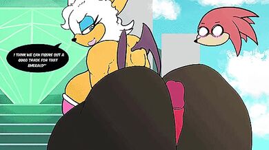 "Satisfying Her Boyfriend with a Thick Cock: Rouge's Anal Blowjob Adventure"