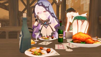 "Fallen Angels and Sexy Maidens - Black Swan Lingering in the Darkness"