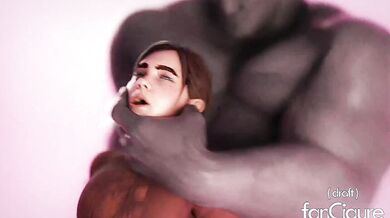 Squirting, squealing and screaming Ellie gets penetrated by an animal bestial compilation.