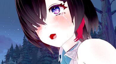 After Hentai Sex with Yumia, she decided to take a bath and enjoy the miniature garden that her sister had given her.