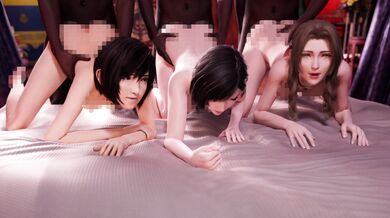 'Final Fantasy's Hottest Heroines Go Down on Each Other in Uncensored Cumshot Orgy!