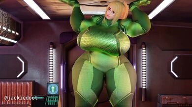 "Licking and Sucking Samus' Giant Booty in Her Metroid Power Suit [JackieDoom]"
