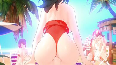 'Hardcore hentai fantasy on the sandy shore'