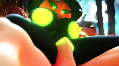 'Sexy young lady gets her pussy pumped and filled with pumpkin pie'.