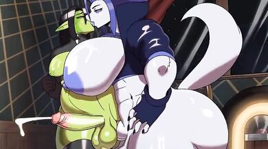 "The Nympho FemBoy, the Horny Goblin and Their Unforgettable Railing Encounter"
