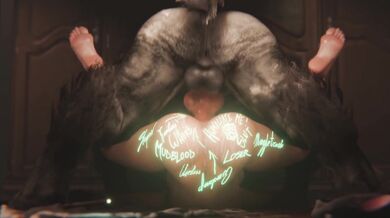 Hermione and the Werewolf - Body Writing and Cum Covered [Zmsfm]