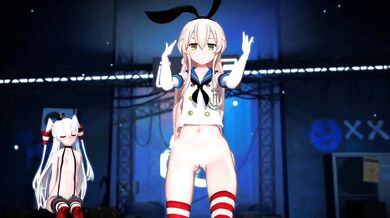 GenesisMMD - Shimakaze Hibana (ver. 2) [MMD R18]
