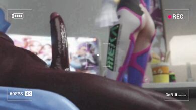 "Overwatch's D.Va Performs a BBC Conversion on Kiriko"