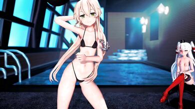 'The Shimakaze - A Piano Played by a Masked Mixed-Martial Artist in Genesis MMD: The Hentai Rewriting'