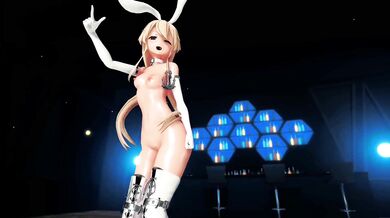 "Megane Mask Megane Lingerie Party Tonight - GenesisMMD - Hentai Animation"