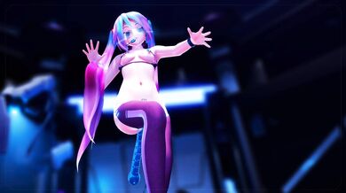 Rewritten: "Miku's Muscle Workout"