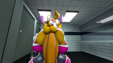 Pounded by the Futa Bat: Rouges Hyper-Futanari Femboy Tails Ass