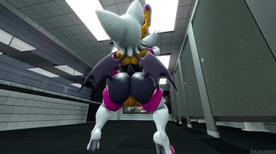 Pounded by the Futa Bat: Rouges Hyper-Futanari Femboy Tails Ass