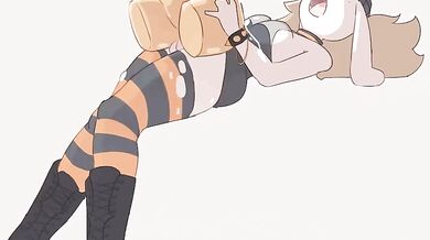 A Furry Futa and a Cheeky Rabbit Enjoying an Onahole Toy